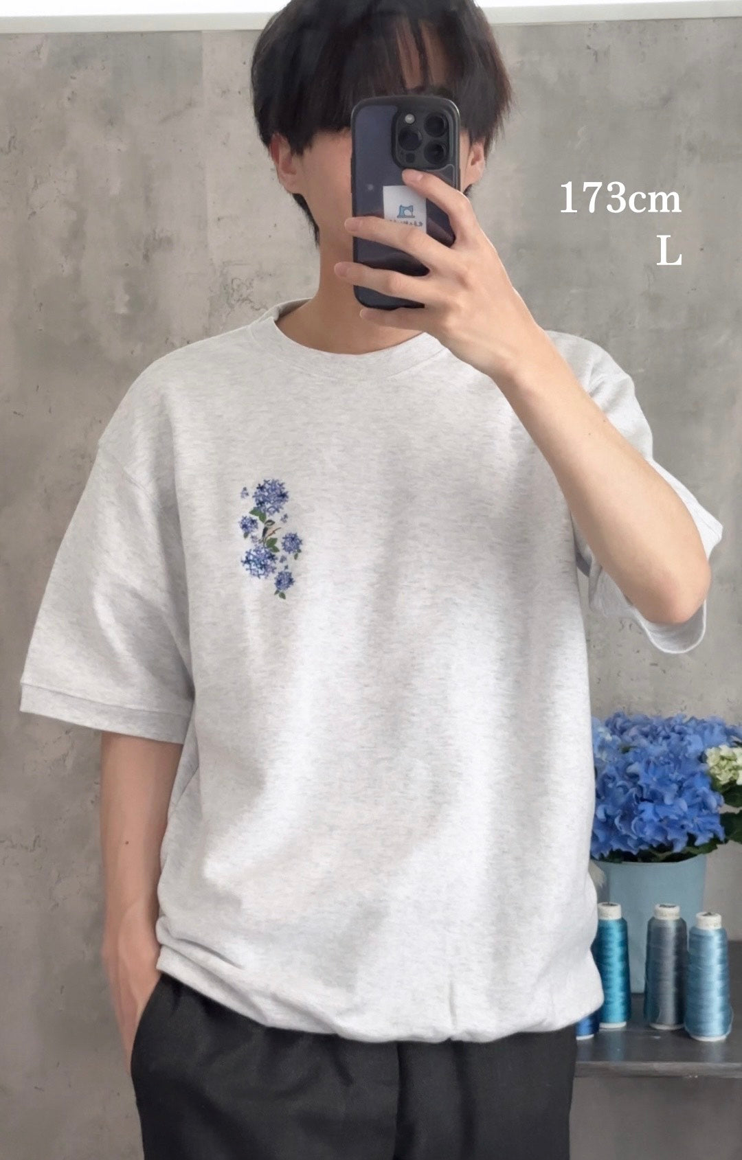 【新作】紫陽花と青い鳥