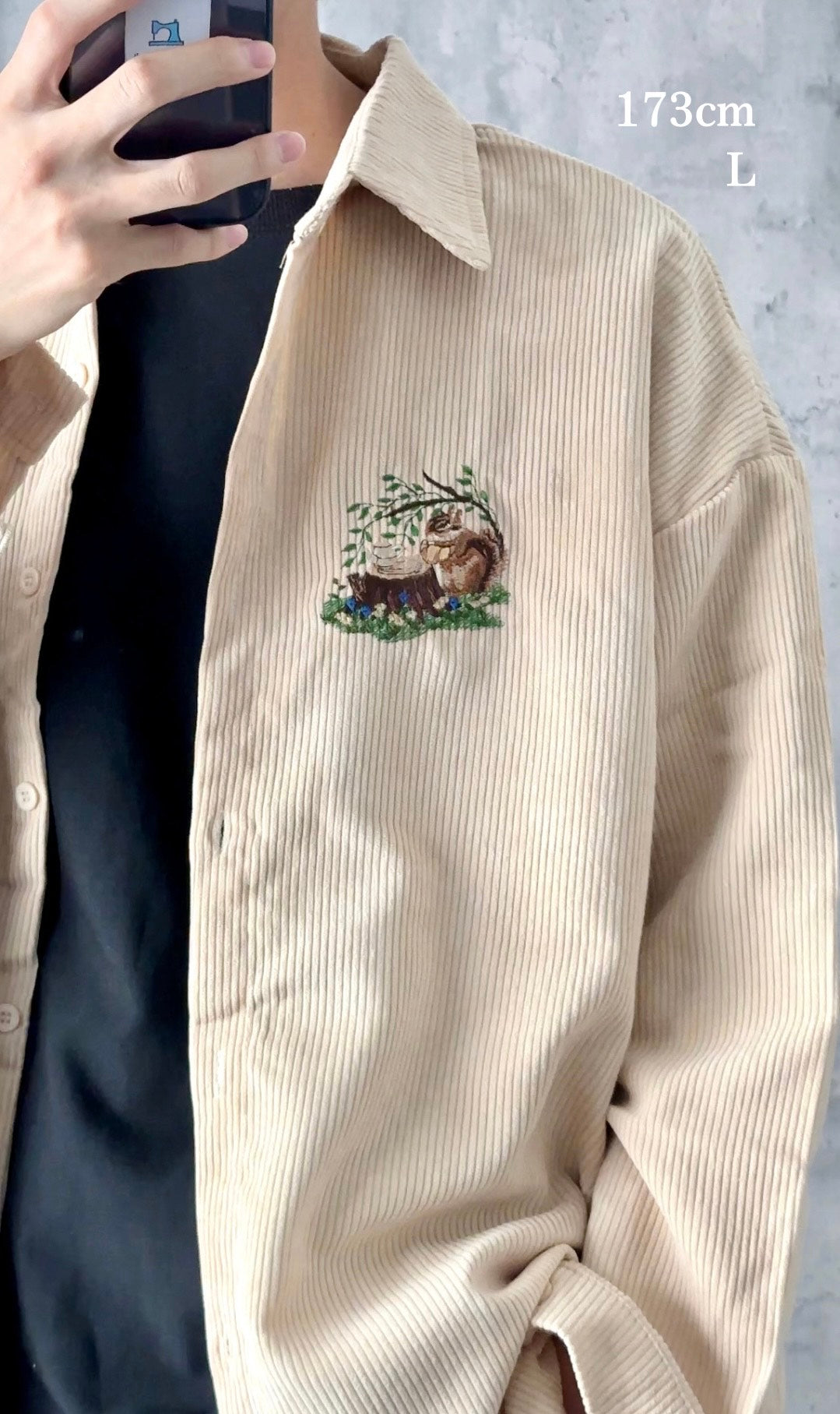 リスのティータイム