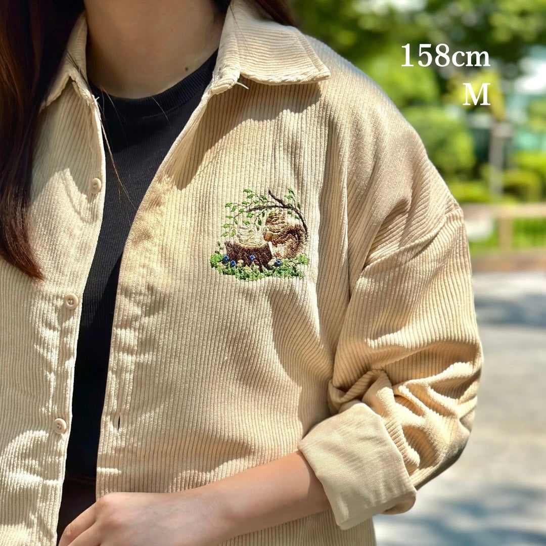 リスのティータイム