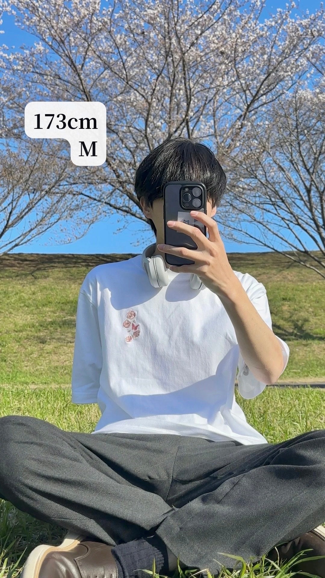 春を探す蝶（半袖）