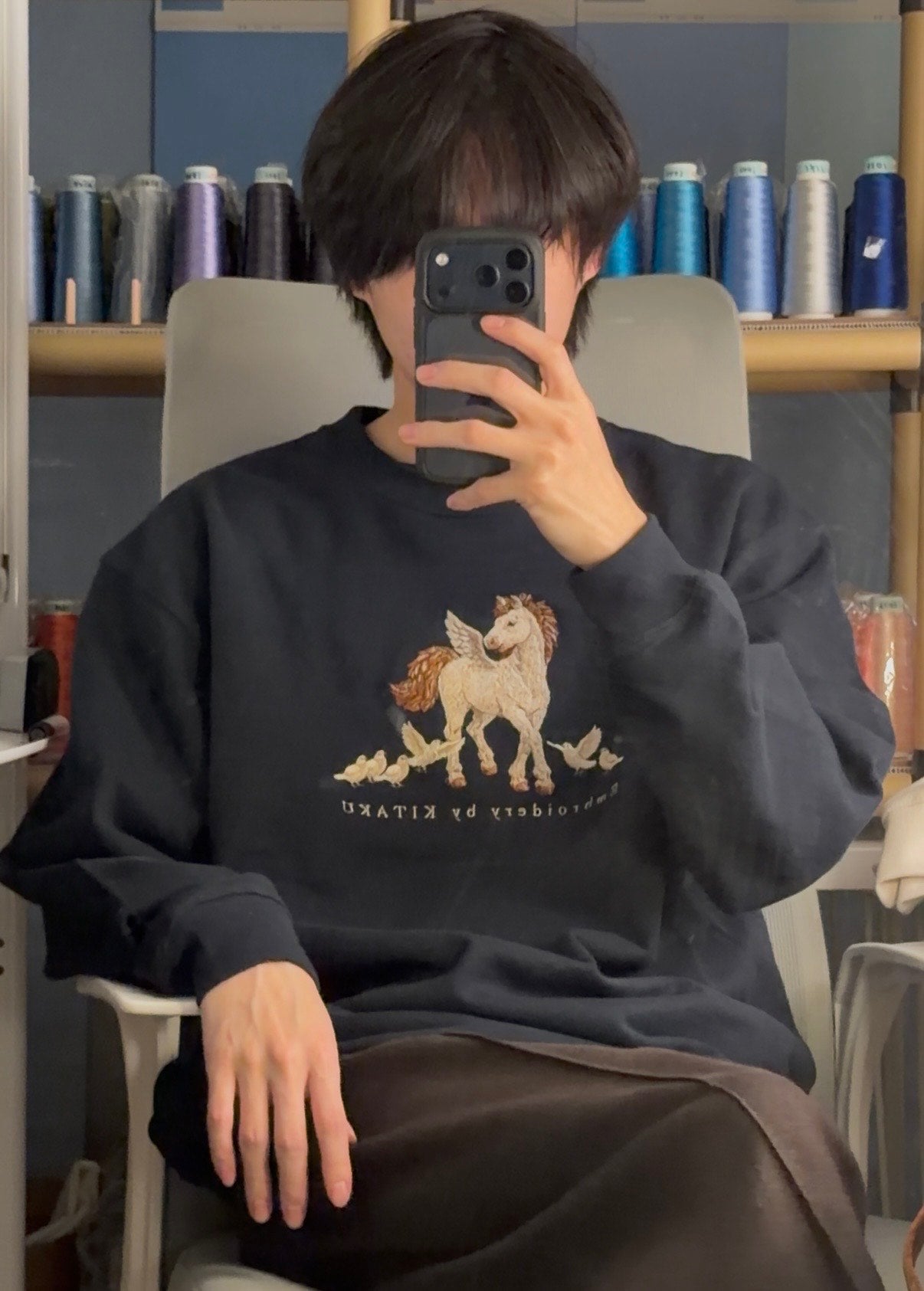 【新作】小鳥と白馬