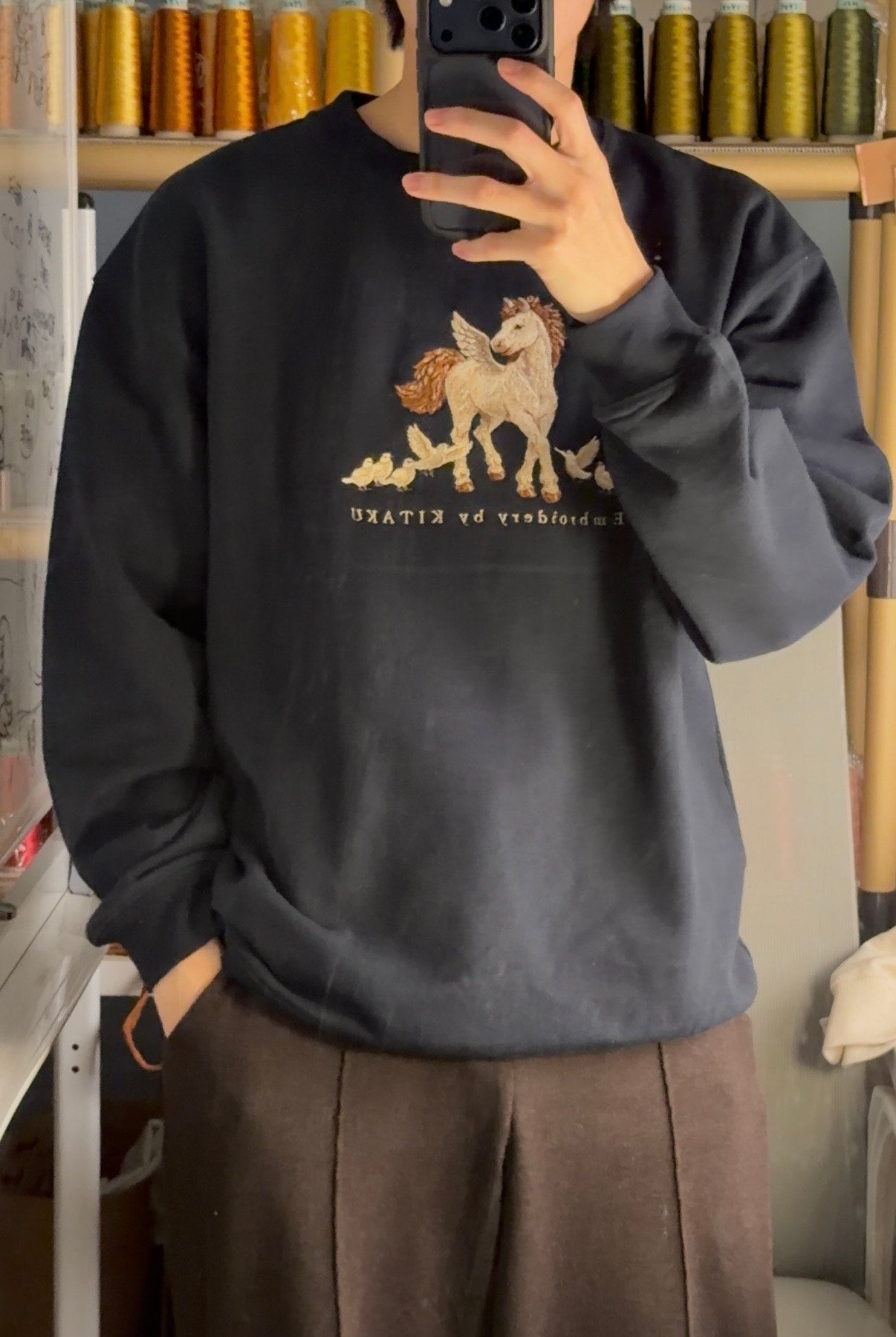 【新作】小鳥と白馬