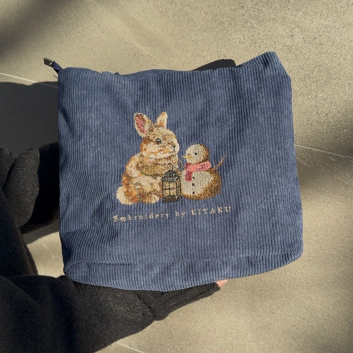 雪うさぎトートバッグ