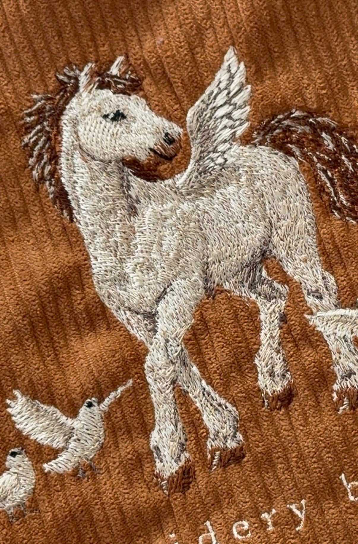 小鳥と白馬のトートバッグ