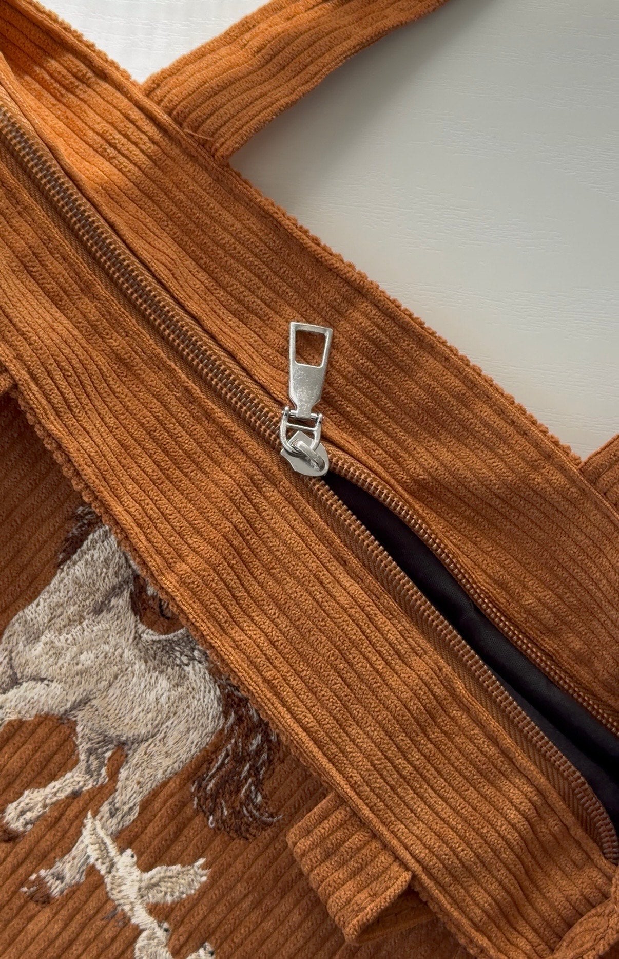 小鳥と白馬のトートバッグ