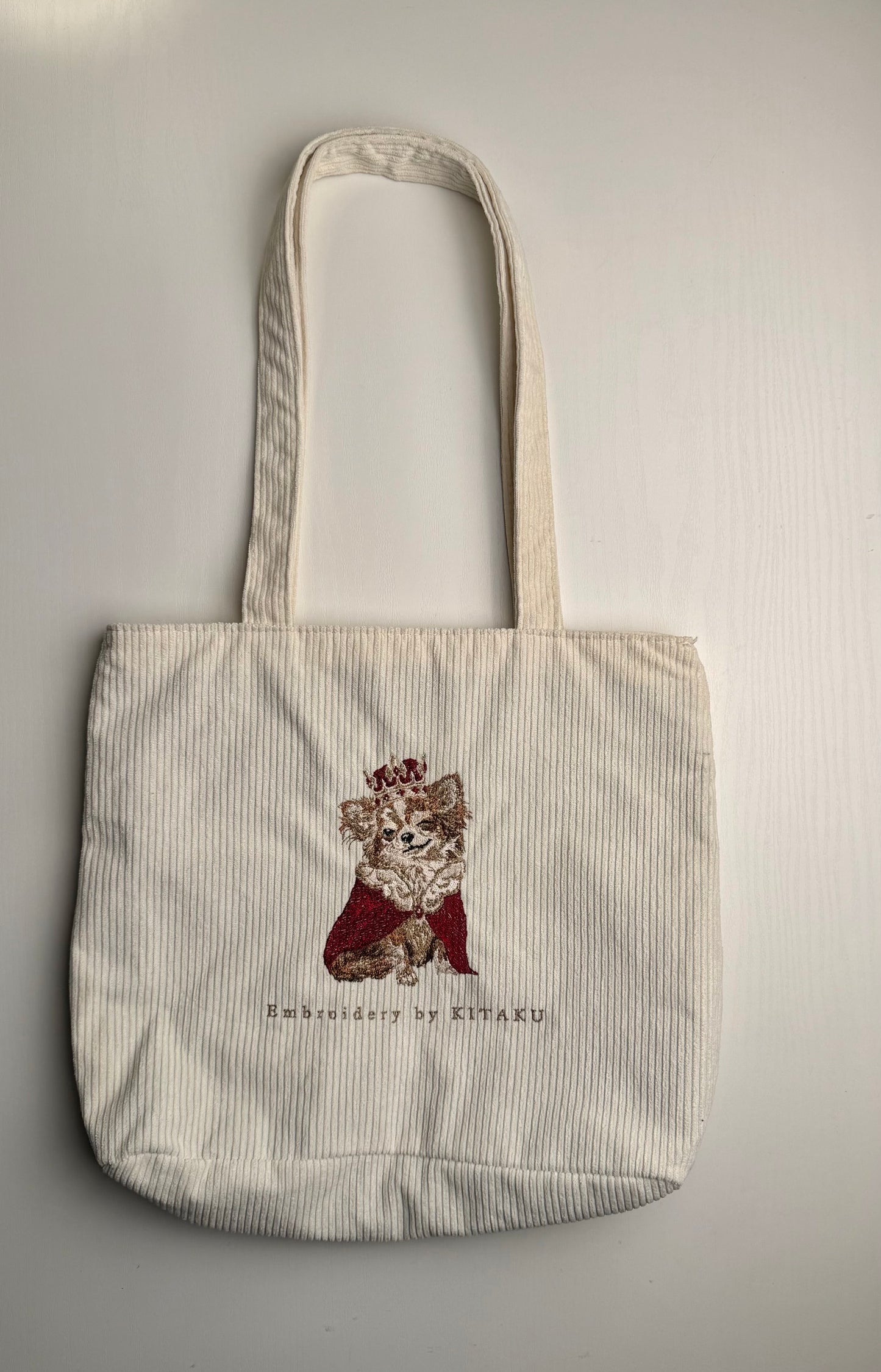 王様チワワのトートバッグ