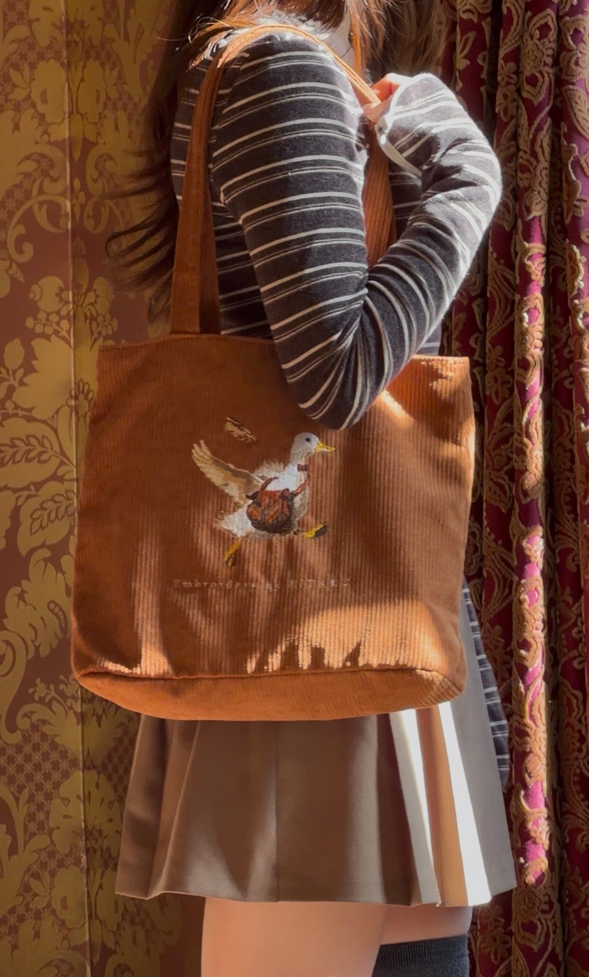 通勤ダックのトートバッグ