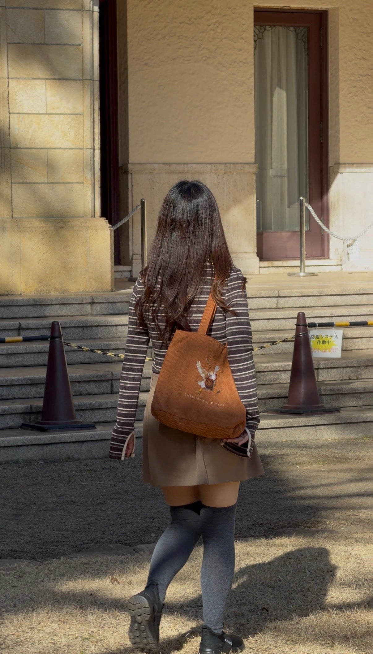 通勤ダックのトートバッグ