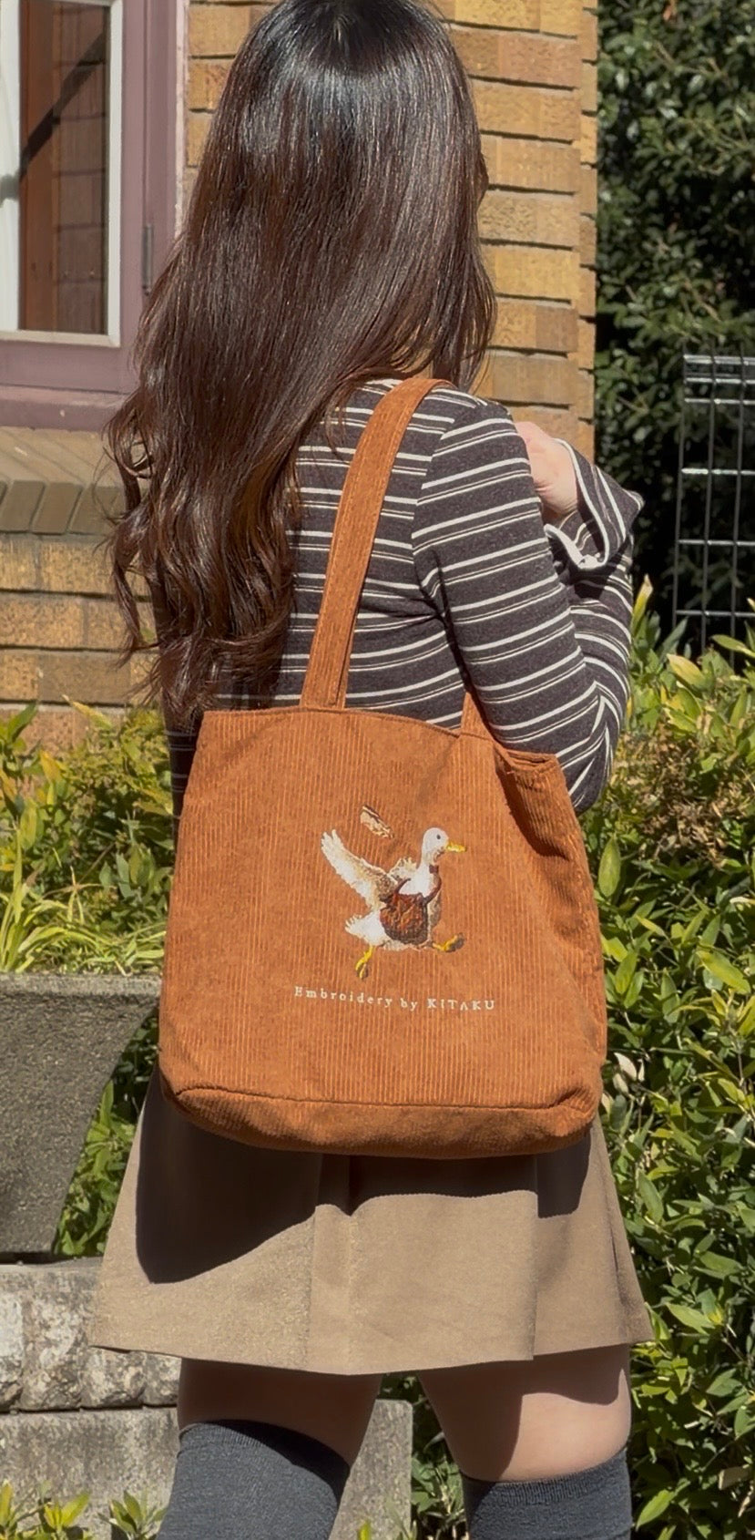 通勤ダックのトートバッグ