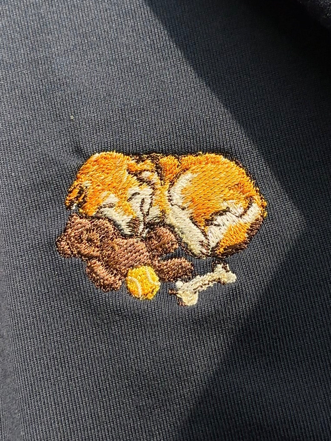 【新作】遊び疲れたわんこ