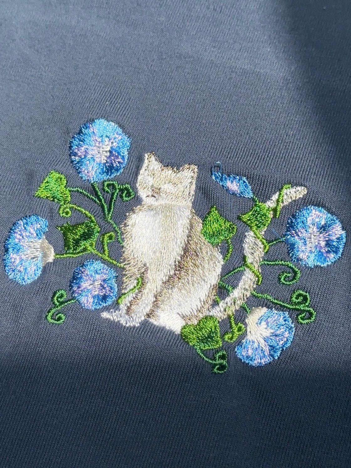 【新作】朝顔と猫