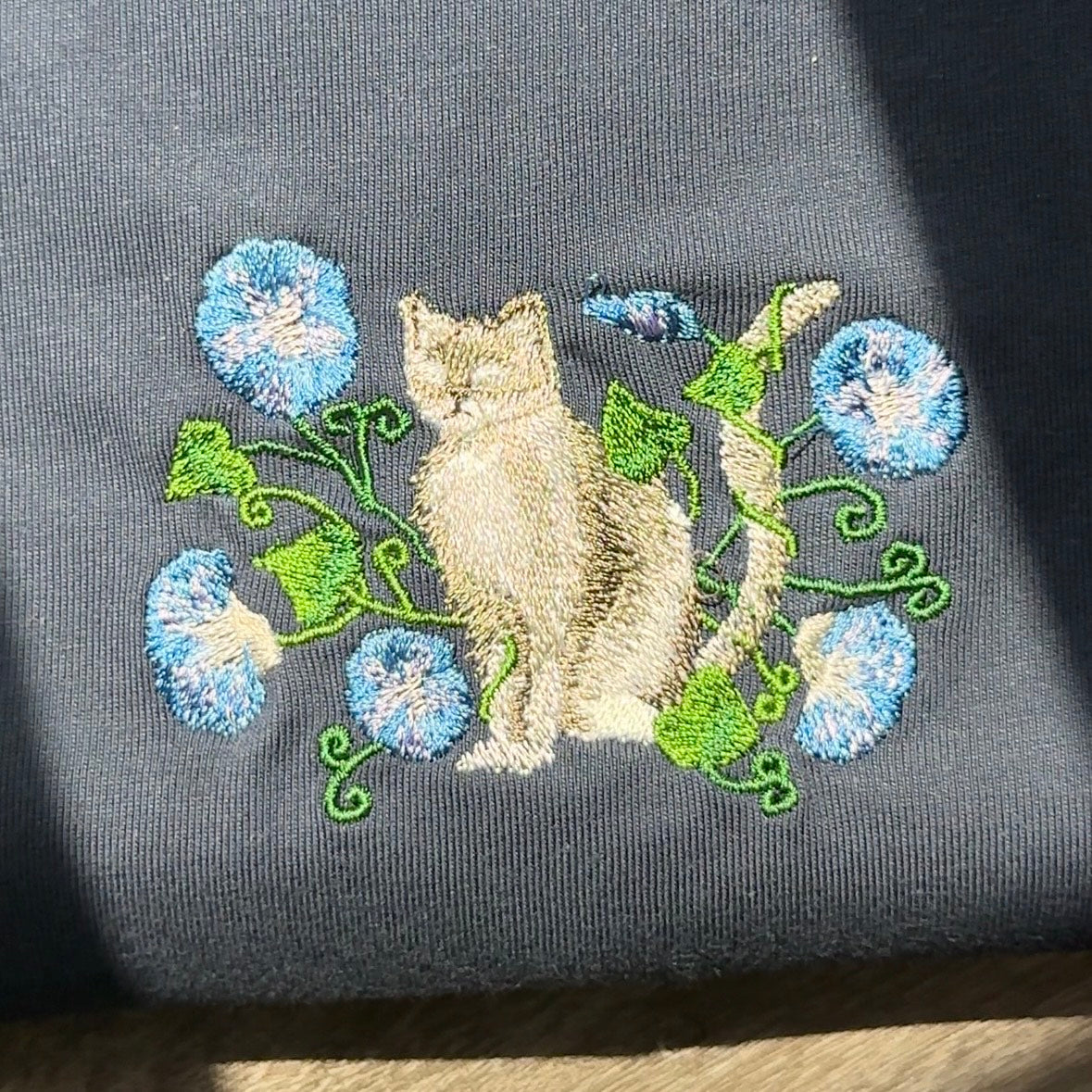 【新作】朝顔と猫