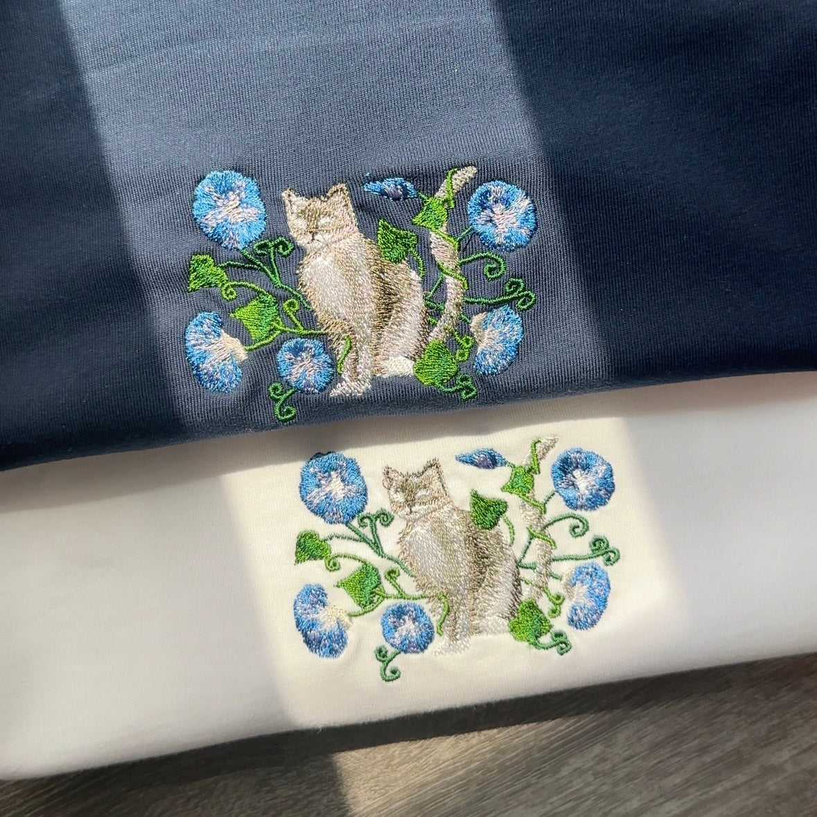 【新作】朝顔と猫