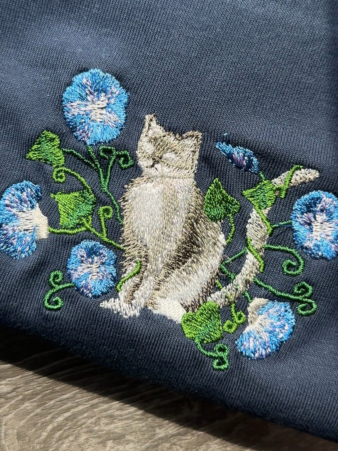 【新作】朝顔と猫