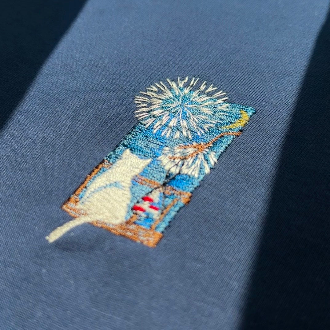 【新作】花火に見惚れる猫