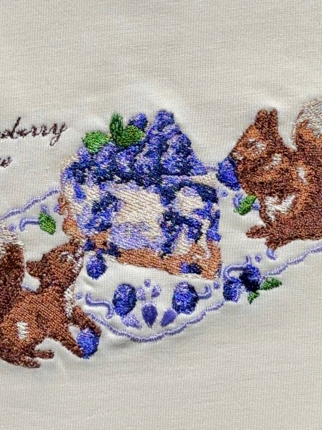 【新作】リスとブルーベリータルト