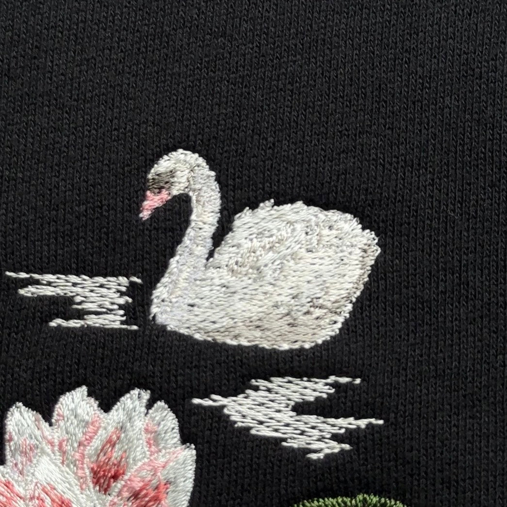 【新作】睡蓮と白鳥