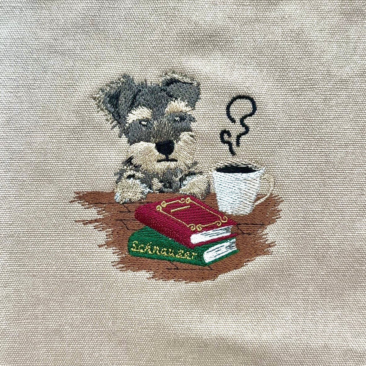 【新作】シュナウザーとカフェ