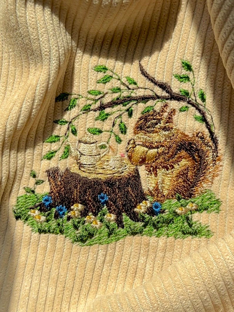 リスのティータイム