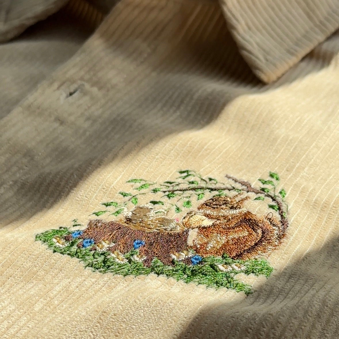 リスのティータイム