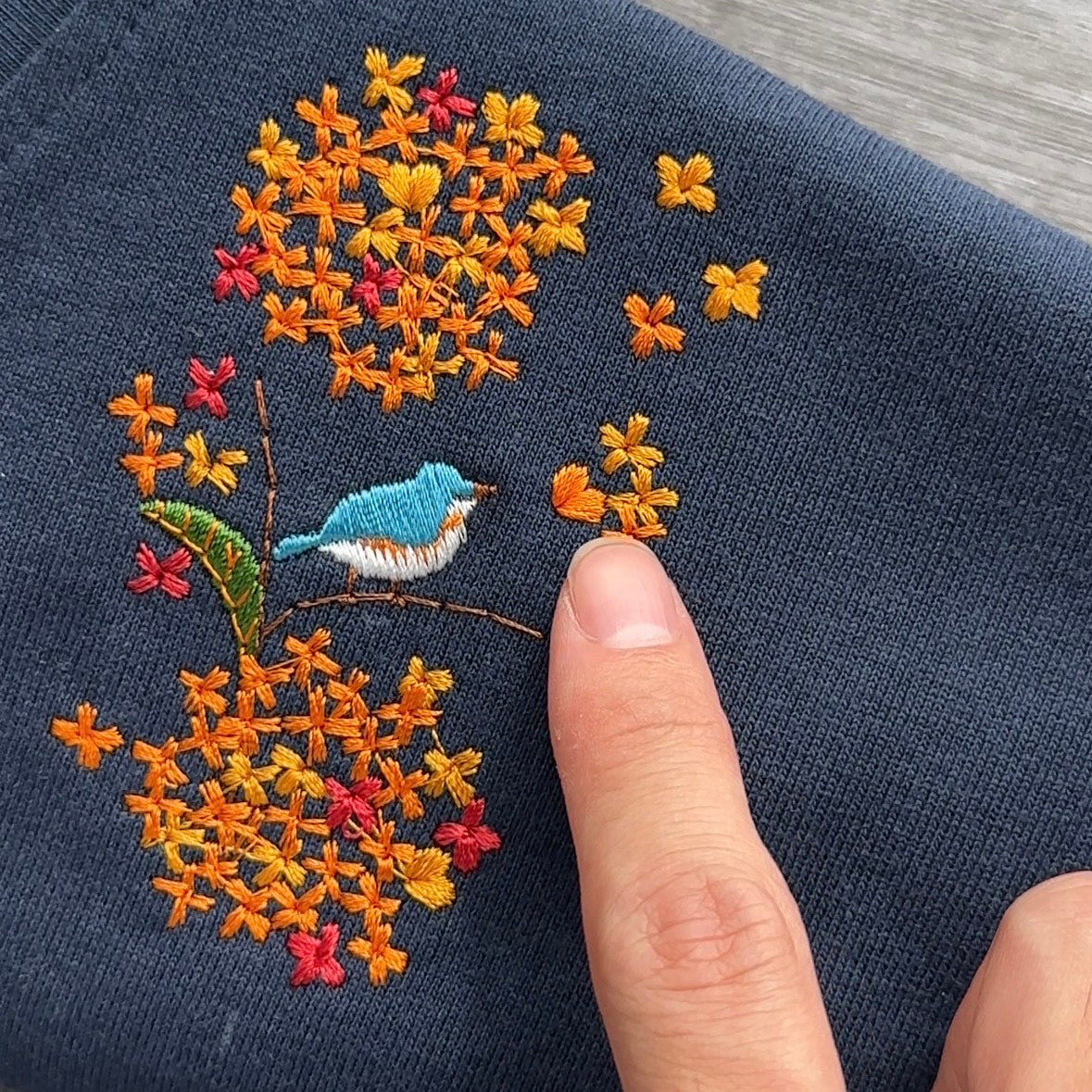 金木犀と青い鳥