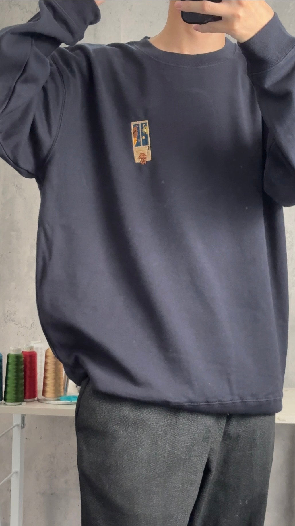 帰りを待つわんこ