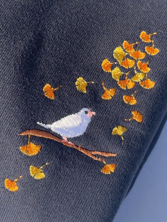 文鳥のひと休み