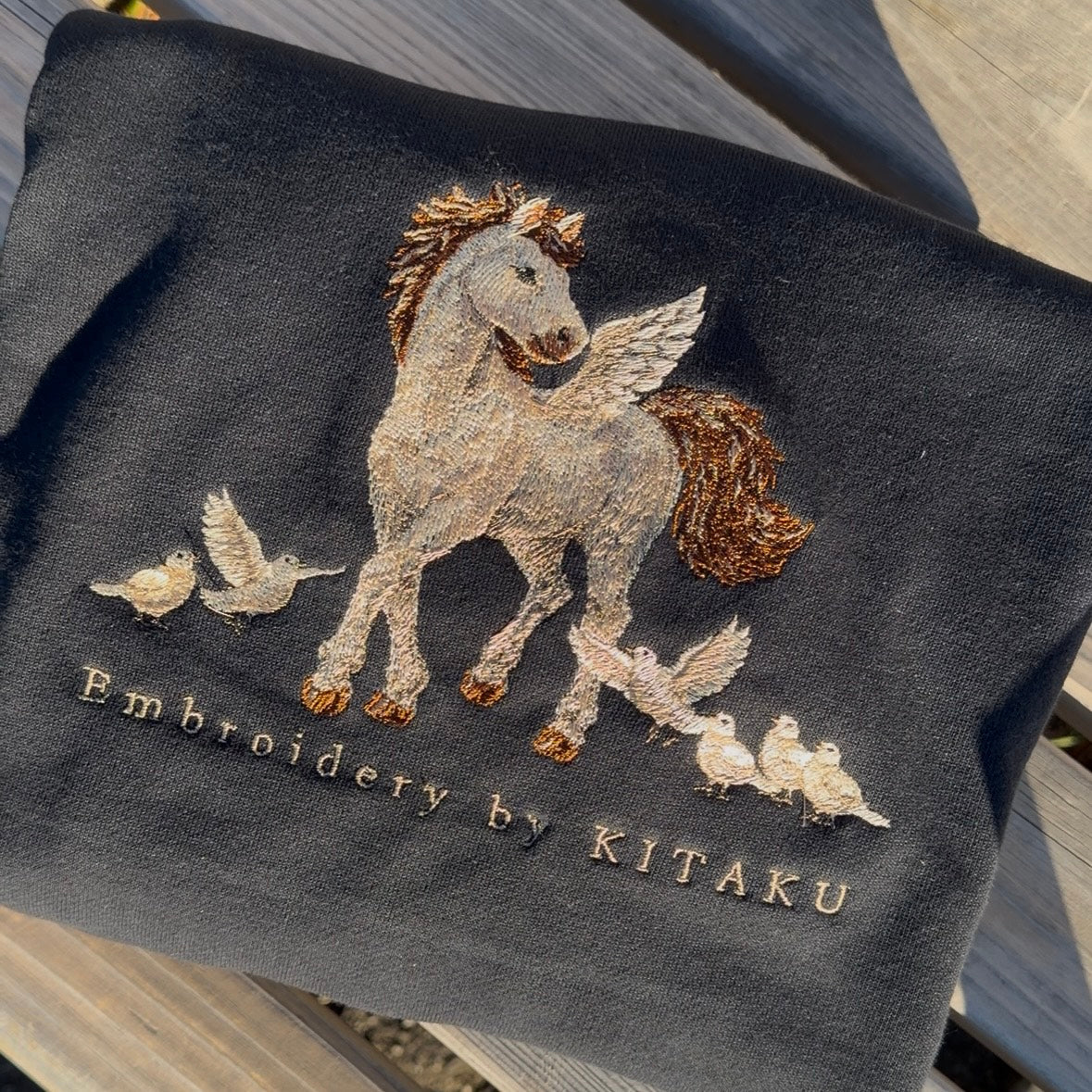 【新作】小鳥と白馬