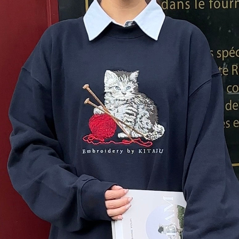 【新作】猫と毛糸