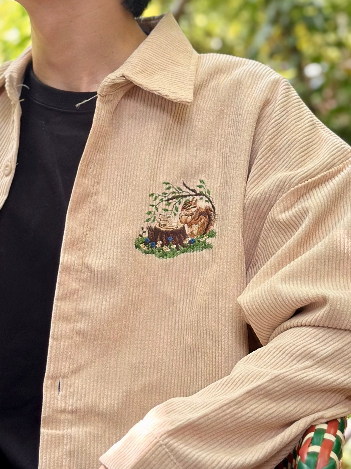 リスのティータイム