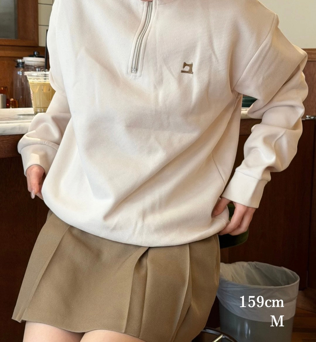 キャバリア画伯のハーフジップ